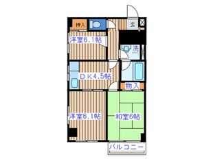 黄葉ビル銀杏町の物件間取画像